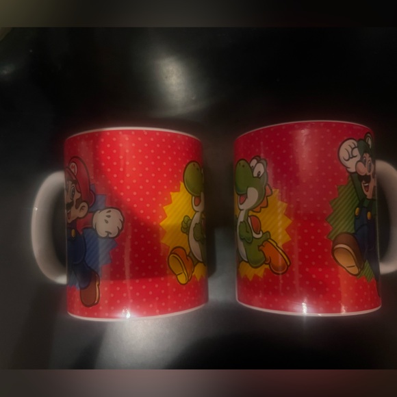 Mario Luigi Yoshi Mugs, Set of Two, new without packaging! - Picture 7 of 8